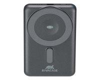 Rivacase VA2607 power bank Lithium Polymer (LiPo) 5000 mAh Wireless charging Black, Grey