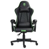 Deadwave DWGT0007 sedia per videogioco Sedia da gaming per PC Seduta imbottita Nero, Verde