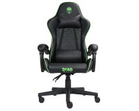 Deadwave DWGT0007 sedia per videogioco Sedia da gaming per PC Seduta imbottita Nero, Verde