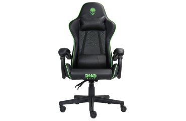 Deadwave DWGT0007 video game chair PC gaming chair Padded seat Black, Green