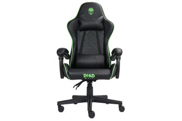 Deadwave DWGT0007 sedia per videogioco Sedia da gaming per PC Seduta imbottita Nero, Verde