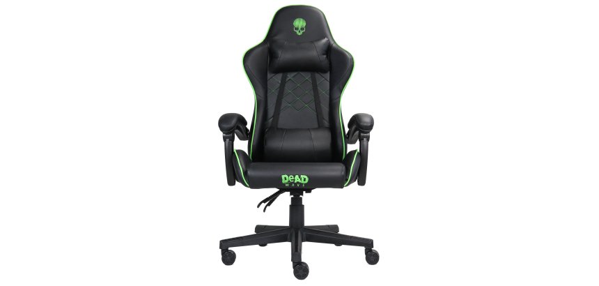 Deadwave DWGT0007 video game chair PC gaming chair Padded seat Black, Green