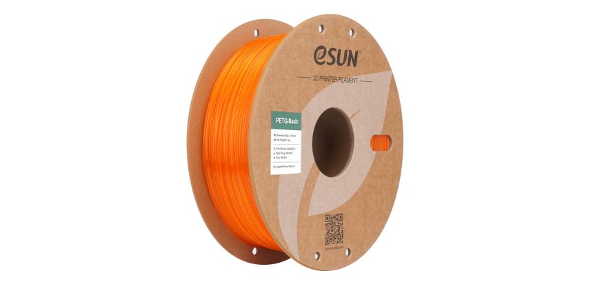 eSUN PETG PETg (polyethylene terephthalate glycol-modified) Orange 1 kg