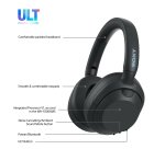 Sony ULT WEAR - Wireless Bluetooth Headphones with ULT POWER SOUND, Ultimate Deep Bass, Noise Cancelling, Clear Call Quality, Up to 30hr Battery Life, IOS & Android