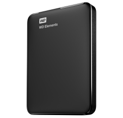 Western Digital Elements WD Portable 2.5 Inch externe HDD 2TB, Zwart