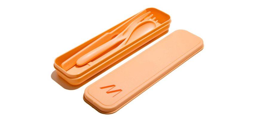 Muitomas SETCUTLERY3PF set di stoviglie da camping Plastica