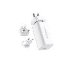 Innergie ADP-60BW WRB chargeur d'appareils mobiles Téléphone IP, Netbook, Ordinateur portable, Smartphone, Tablette Blanc Secteur, CC Charge rapide Intérieure