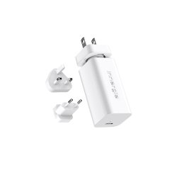 Innergie ADP-60BW WRB chargeur d'appareils mobiles Téléphone IP, Netbook, Ordinateur portable, Smartphone, Tablette Blanc Secteur, CC Charge rapide Intérieure