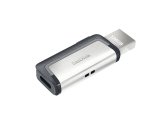 SanDisk Ultra Dual Drive USB Type-C unidad flash USB 128 GB USB Type-A / USB Type-C 3.2 Gen 1 (3.1 Gen 1) Negro, Plata