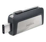 SanDisk Ultra Dual Drive USB Type-C unidad flash USB 128 GB USB Type-A / USB Type-C 3.2 Gen 1 (3.1 Gen 1) Negro, Plata
