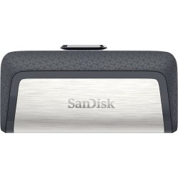 SanDisk Ultra Dual Drive USB Type-C lecteur USB flash 32 Go USB Type-A / USB Type-C 3.2 Gen 1 (3.1 Gen 1) Noir, Argent