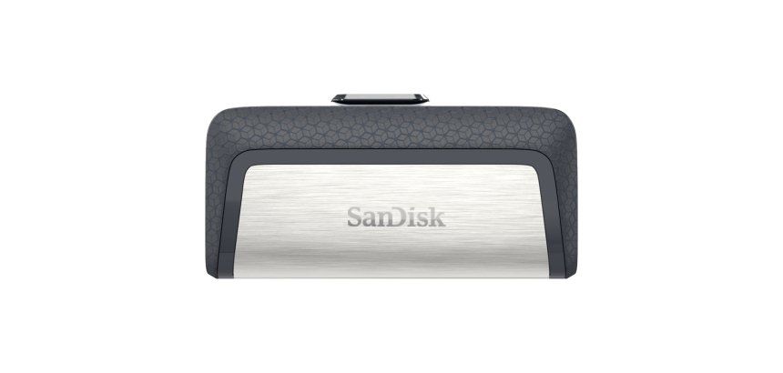 SanDisk Ultra Dual Drive USB Type-C unidad flash USB 128 GB USB Type-A / USB Type-C 3.2 Gen 1 (3.1 Gen 1) Negro, Plata