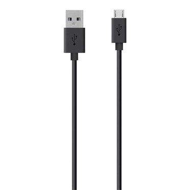 Belkin Micro-USB to USB ChargeSync câble USB USB 2.0 3 m USB A Micro-USB B Noir