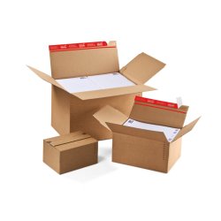 Carton fond automatique, fermeture autocollante, A3