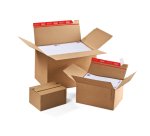 Carton fond automatique, fermeture autocollante, A4