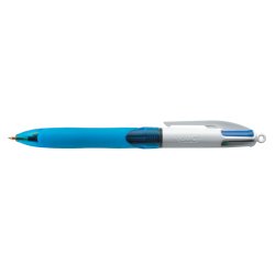 BIC 4 Colours Grip Nero, Blu, Verde, Rosso Penna a sfera retrattile a clip Medio 12 pz