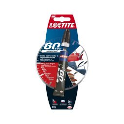 Colle gel extra forte et repositionnable Loctite 60 Secondes Universal - Tube de 20 g