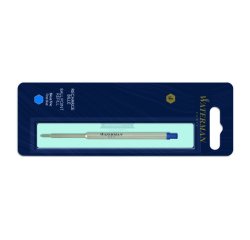Recharge waterman stylo-bille maxima largeur fine coloris bleu