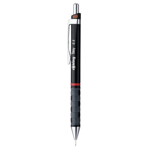 Blister 1 porte-mines TIKKY 4C LINE 0,5mm + 1 étui de 12 mines 0,5mm HB + 1 gomme