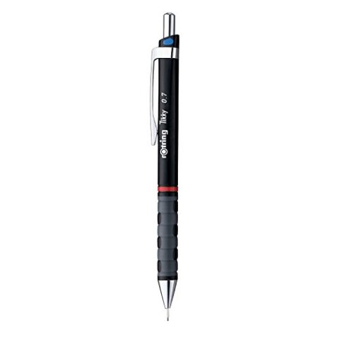Blister 1 porte-mines TIKKY 0,7mm + 1 étui de 12 mines 0,7mm HB