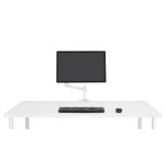Soporte para monitor 86,4 cm (34") Escritorio Blanco
