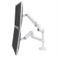 Ergotron LX Series 45-492-216 soporte para monitor 61 cm (24") Escritorio Blanco