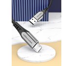 Vention Cable USB 2.0 3A COAHF/ USB Macho - MicroUSB Macho/ 1m/ Gris