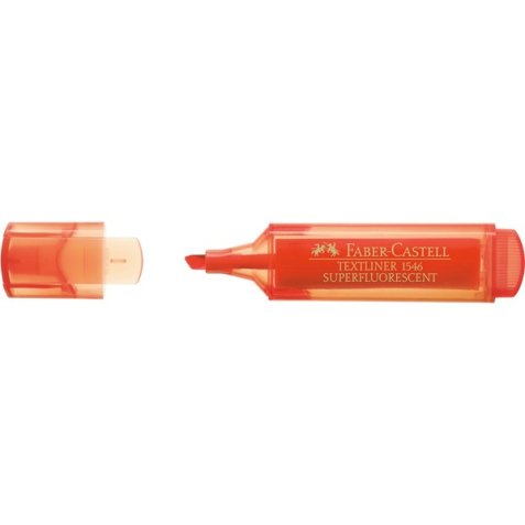 Surligneur TEXTLINER 1546, pointe feutre biseautée, coloris Orange