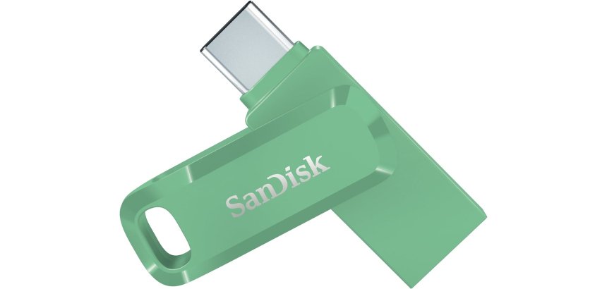 SanDisk Ultra Dual Drive Go USB 128GB lecteur USB flash 128 Go USB Type-A / USB Type-C 3.2 Gen 1 (3.1 Gen 1) Vert