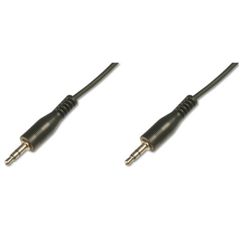 Uniformatic 1.8m 3.5mm câble audio 1,8 m 3,5mm Noir