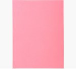 Paquet 50 chemises 2 rabats carte 210g SUPER 250. Coloris Rose