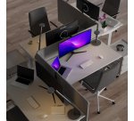 JAPANNEXT JN-IPS340UWQHD60C-C65W-HS écran plat de PC 86,4 cm (34") 3440 x 1440 pixels UltraWide Quad HD LCD Noir, Argent