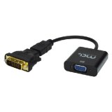 MCL CG-289C câble vidéo et adaptateur 0,25 m DVI-D VGA (D-Sub) Noir