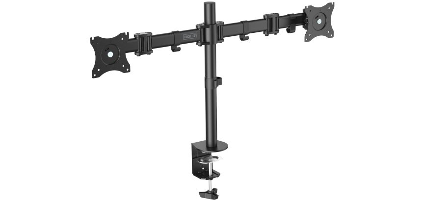 Digitus Soporte para monitor doble, 2x 27", 2x 8 kg