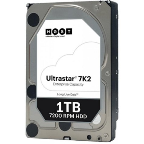 Western Digital Ultrastar HUS722T1TALA604 disque dur 1 To 7200 tr/min 128 Mo 3.5" Série ATA III