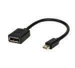 MCL MC396-0.15M câble DisplayPort 0,15 m Mini DisplayPort Noir