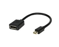 MCL MC396-0.15M câble DisplayPort 0,15 m Mini DisplayPort Noir