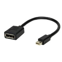 MCL MC396-0.15M câble DisplayPort 0,15 m Mini DisplayPort Noir