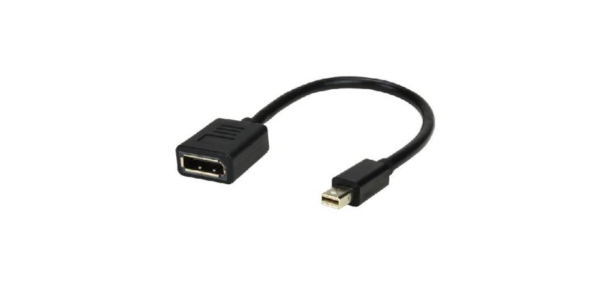 MCL MC396-0.15M câble DisplayPort 0,15 m Mini DisplayPort Noir