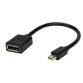 MCL MC396-0.15M câble DisplayPort 0,15 m Mini DisplayPort Noir