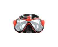 ACTIVEON ACM10DG masque de plongée Noir, Rouge