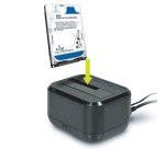 Port Designs 900040 Station d'accueil de disques de stockage Noir