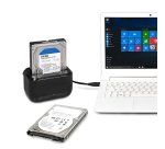 Port Designs 900040 Station d'accueil de disques de stockage Noir