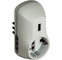 bticino S3613DU power plug adapter Type B White