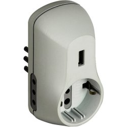 bticino S3613DU power plug adapter Type B White