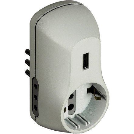 bticino S3613DU power plug adapter Type B White