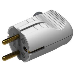 bticino S2020DE electrical power plug 2P+T White 2P