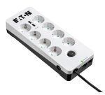 Eaton PB8TUD protection surtension Noir, Blanc 8 sortie(s) CA 220 - 250 V 1,5 m