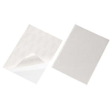 Sachet 10 Pochettes adhésives Pocketfix A4 en polypropylène - Transparent