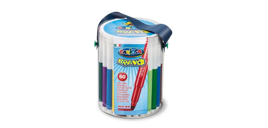 Carioca Bravo marcatore Extra grassetto Multicolore 60 pz